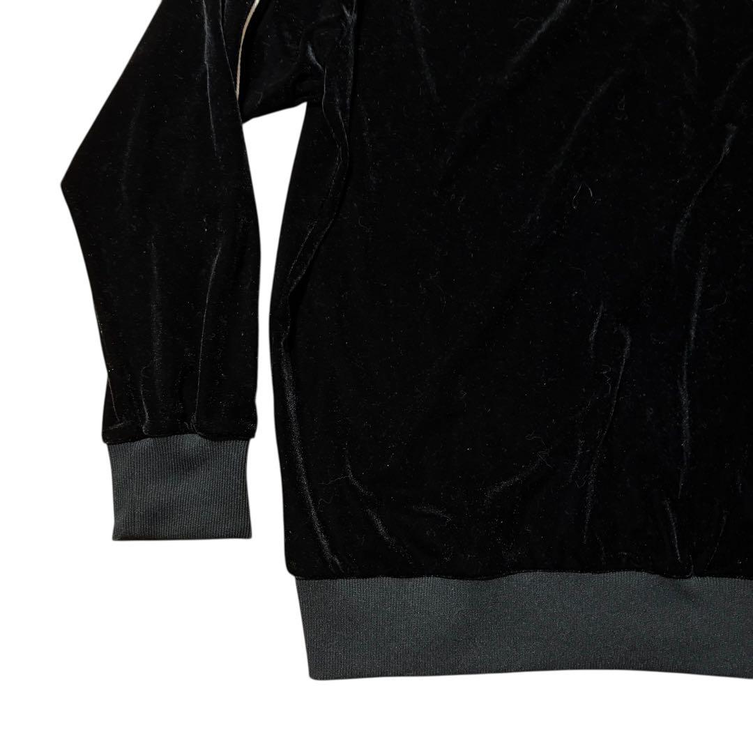 ciatre トラックジャケット　ベロア　シアター　ブラック　ラインストーン　M