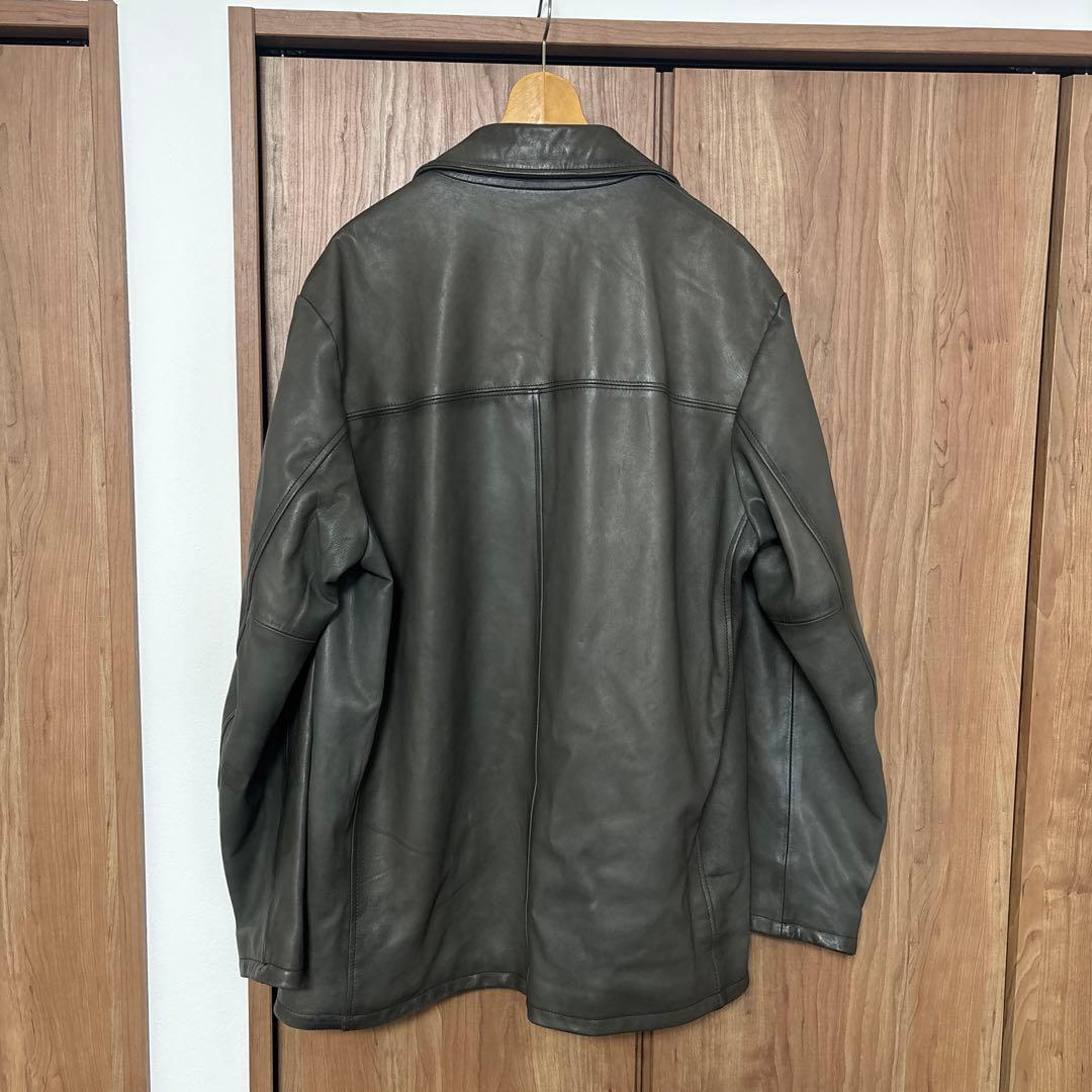 ディーゼル24AWラムレザーハーフコートL-NICOサイズ52 ¥198,000