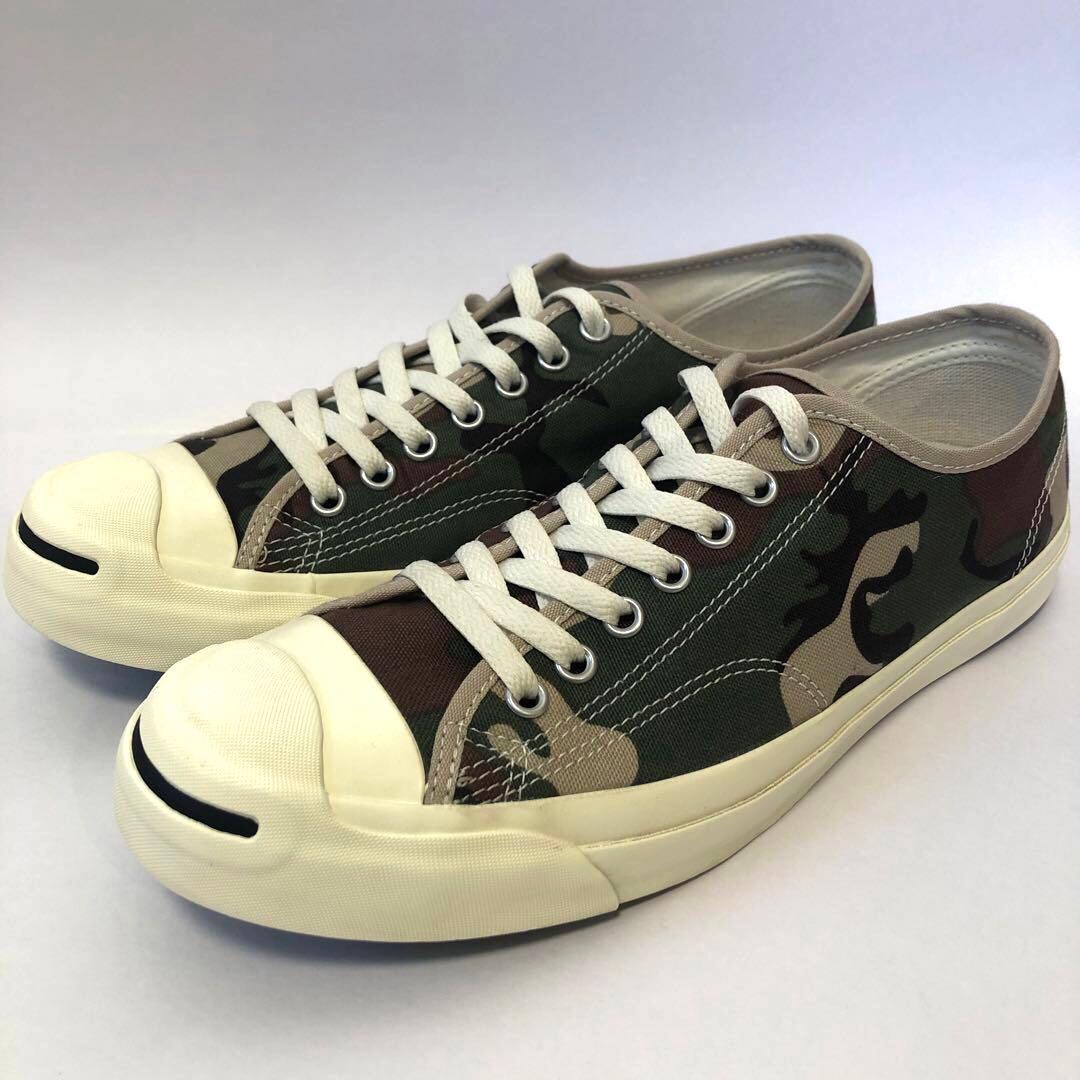 美品 converse コンバース ジャックパーセル キャンバス カモフラ カモ