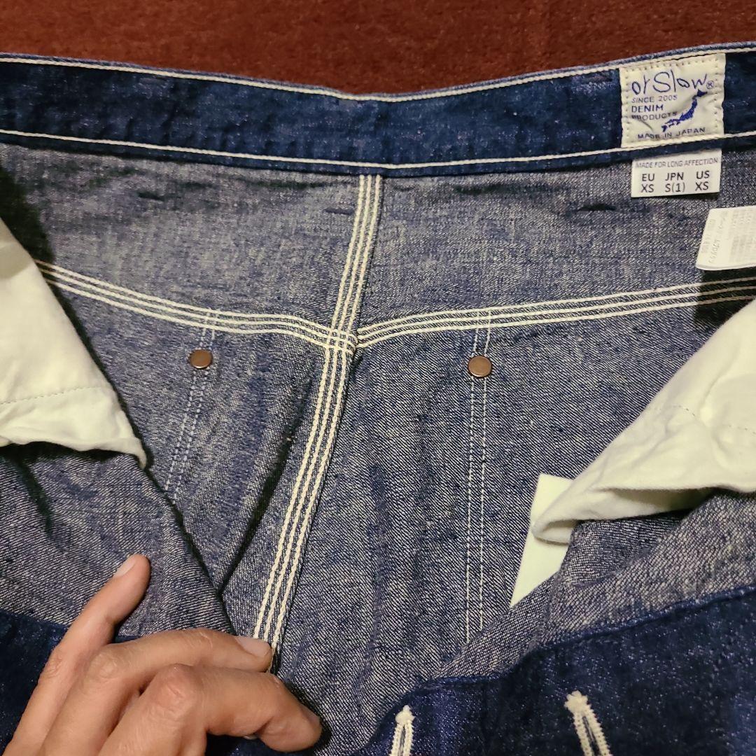 濃紺美品オアスロウペインターデニムs