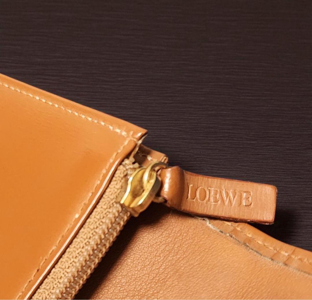LOEWE ロエベ 長財布 アナグラム ブラウン ユニセックス