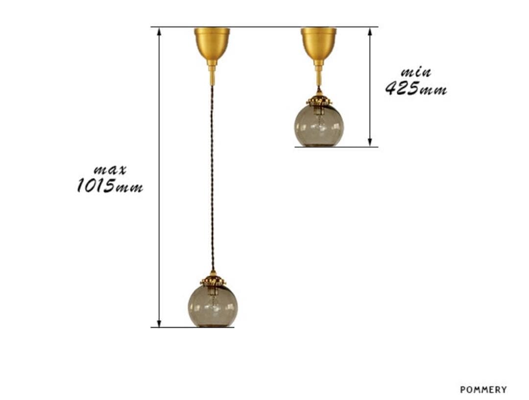 POMMERY ペンダントライト モダンデザイン（2個セット）