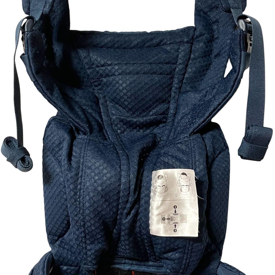 綺麗！エルゴベビーオムニ ブリーズ メッシュ ミッドナイトブルー