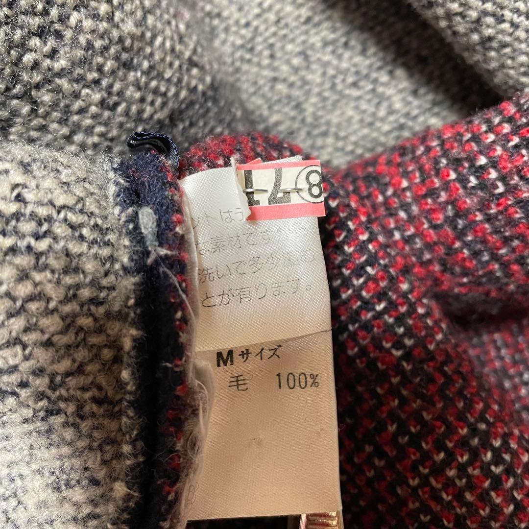 20471120/ハーフジップニット/M/日本製/ヒョーマ/90s 裏原/袖ロゴ