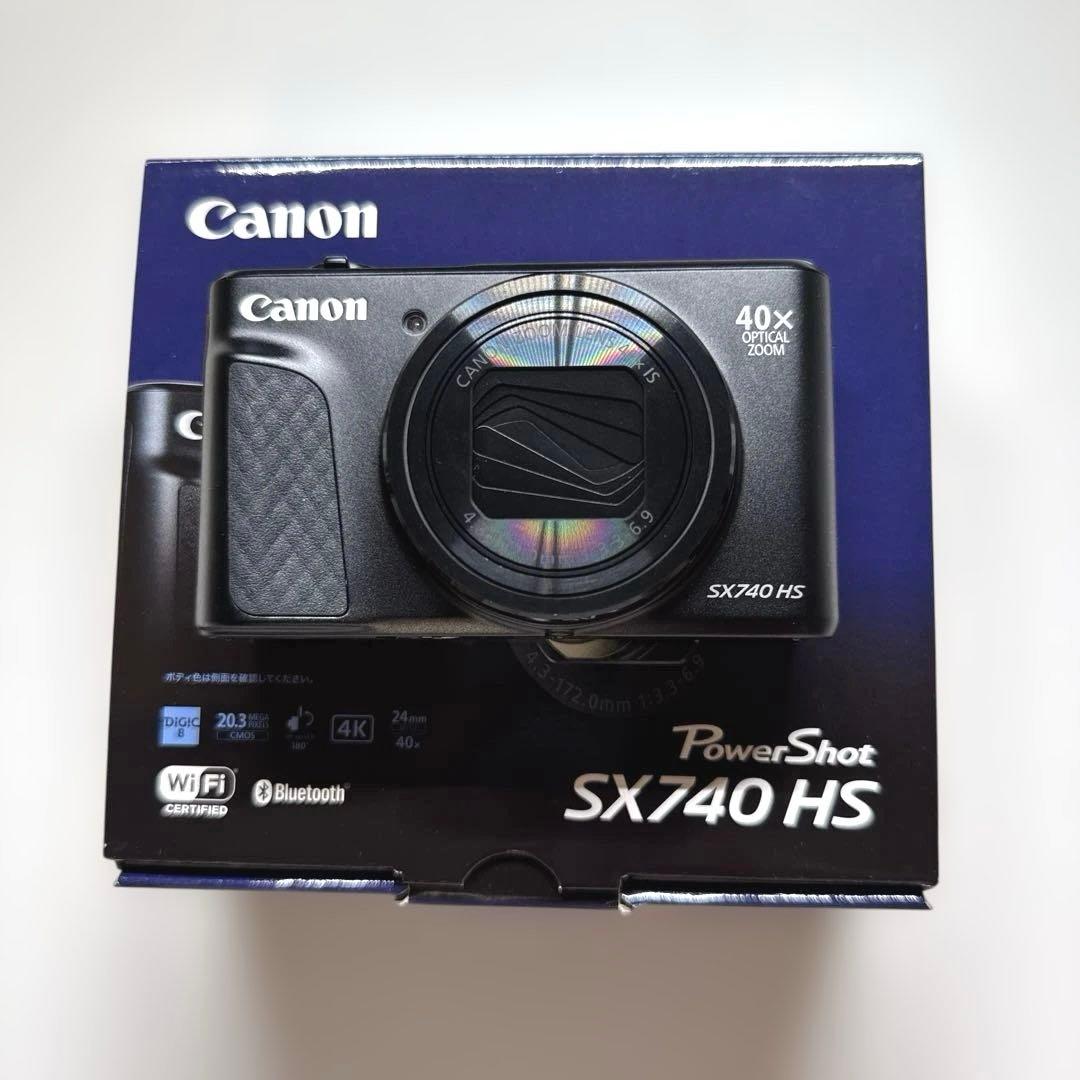 【ほぼ新品】Canon PowerShot SX740HS ブラック