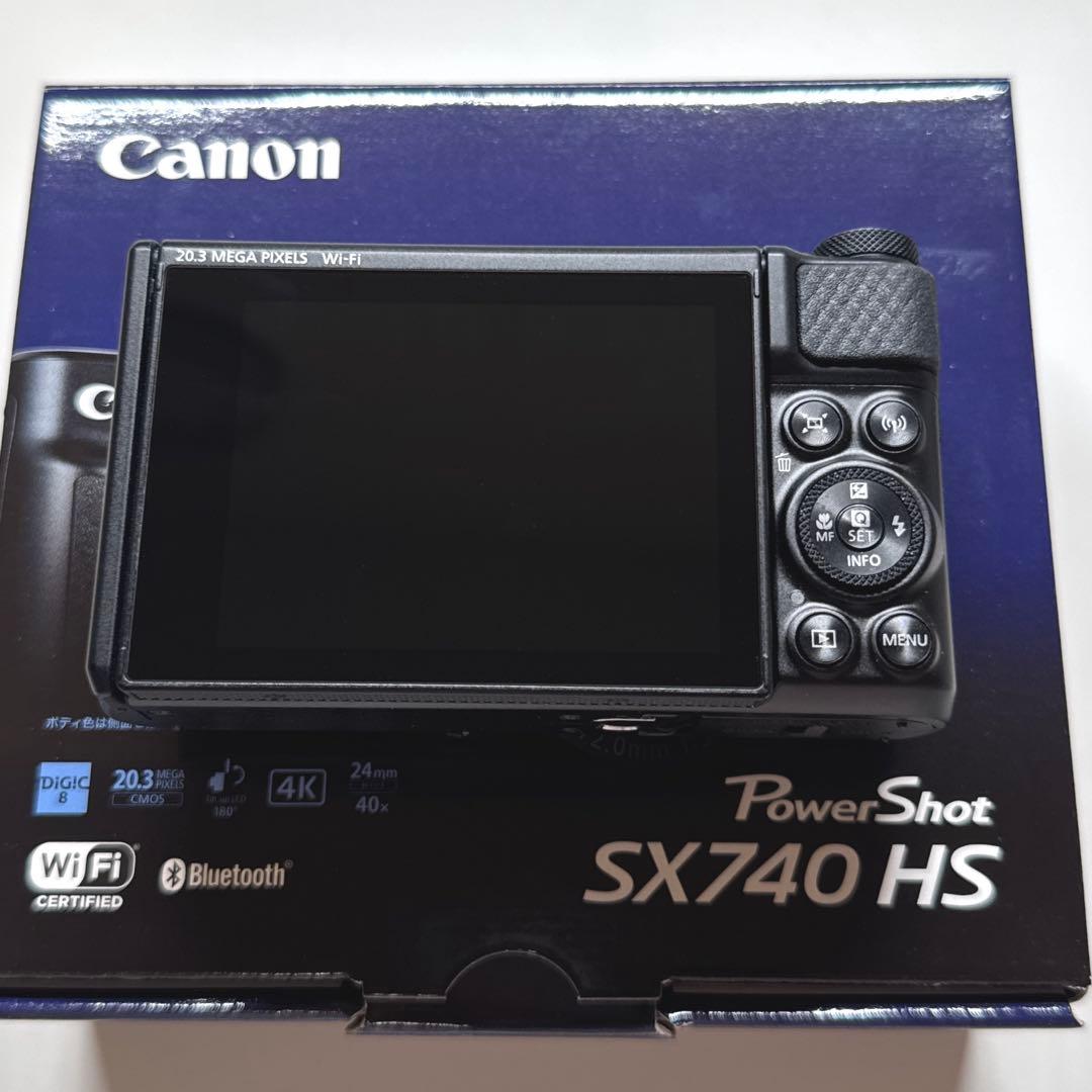 【ほぼ新品】Canon PowerShot SX740HS ブラック