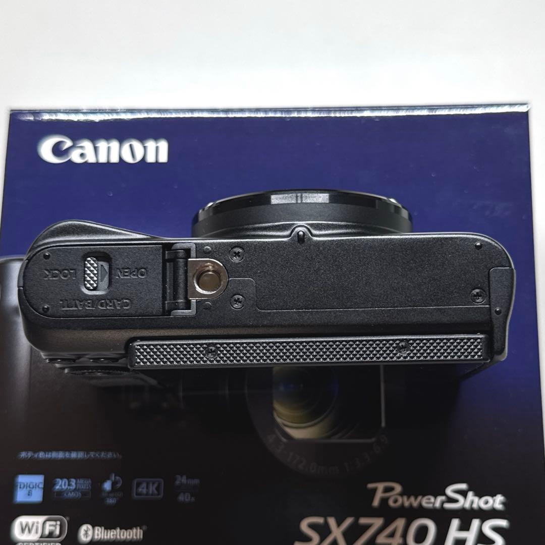 【ほぼ新品】Canon PowerShot SX740HS ブラック