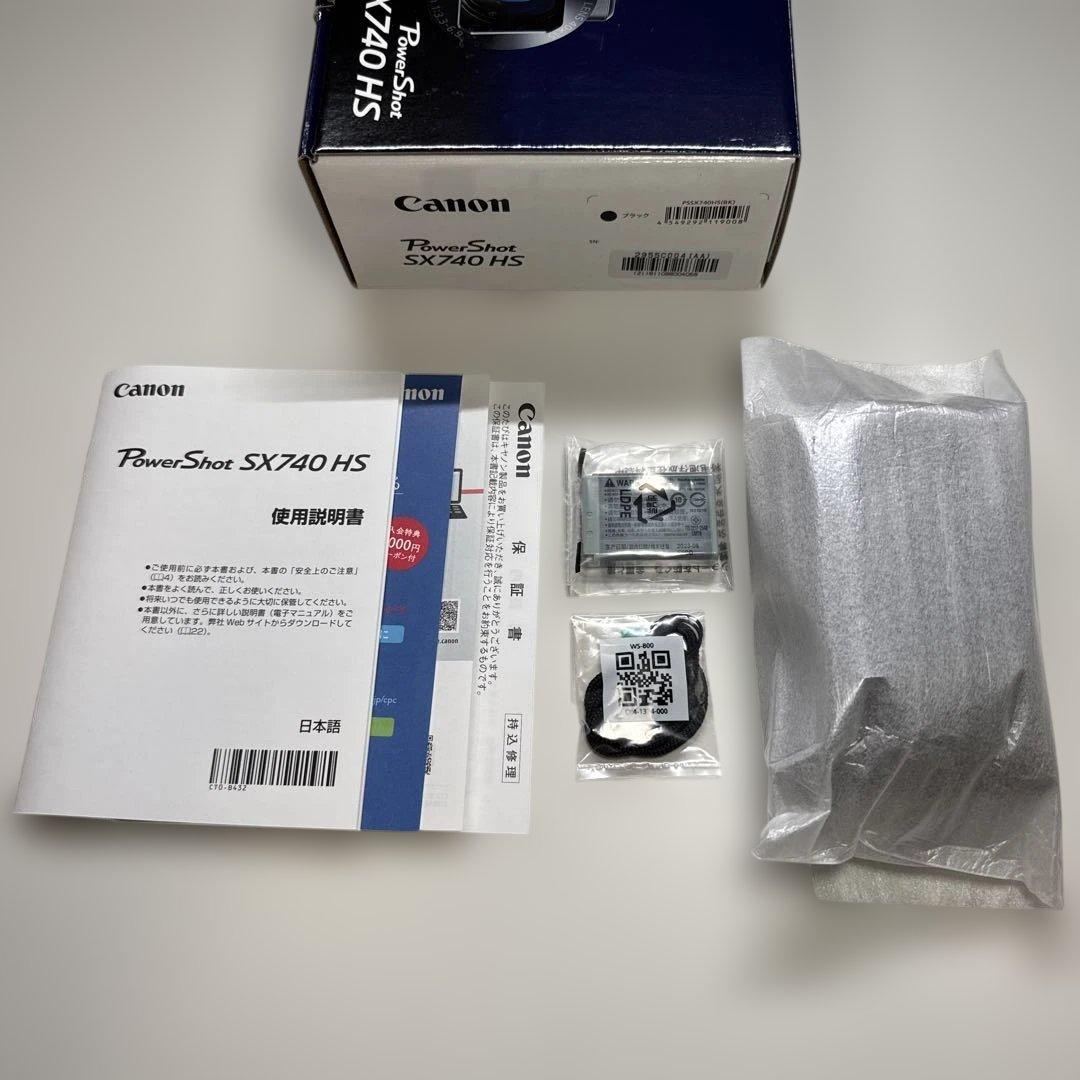 【ほぼ新品】Canon PowerShot SX740HS ブラック