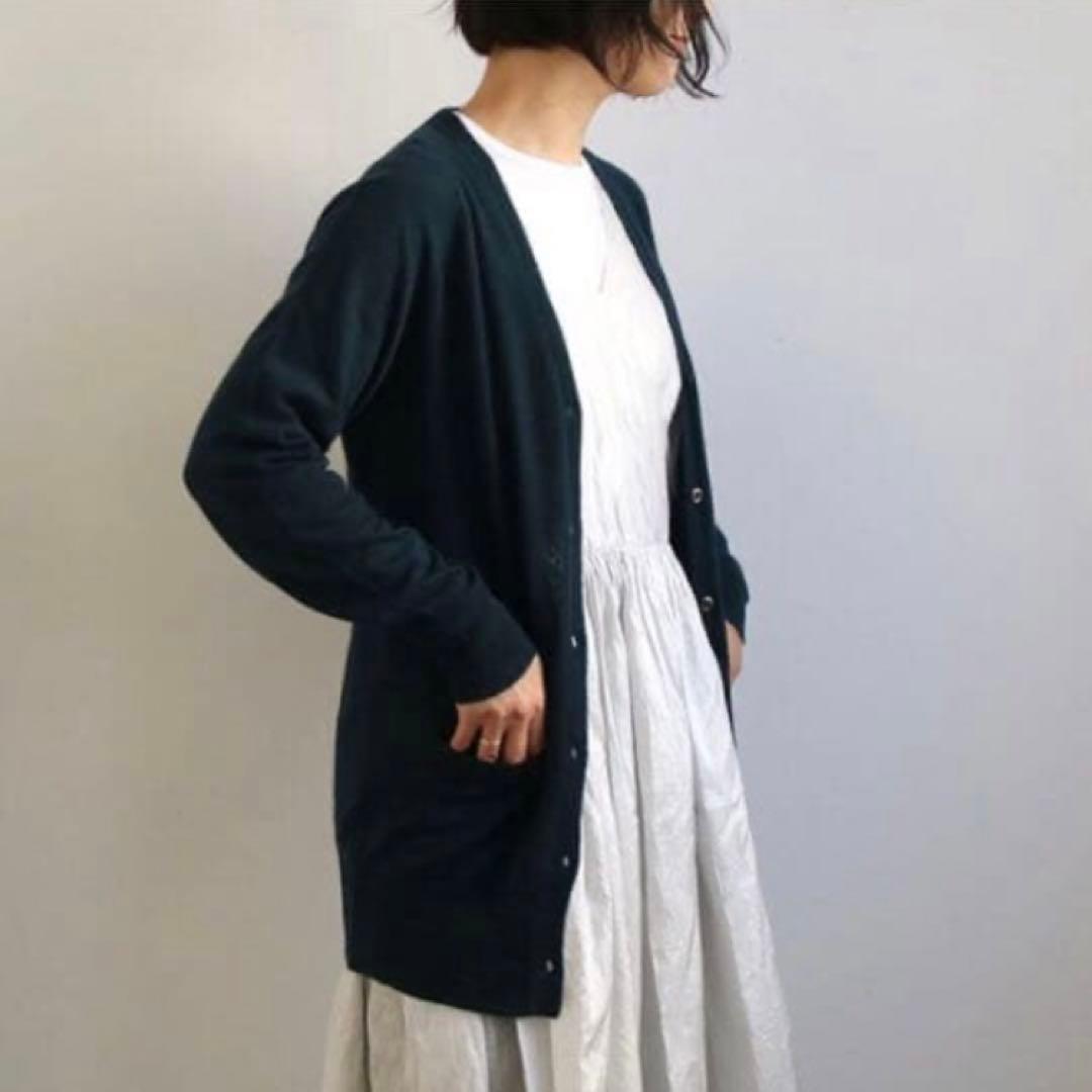 eleven2ndカシミヤVネックロングカーディガン