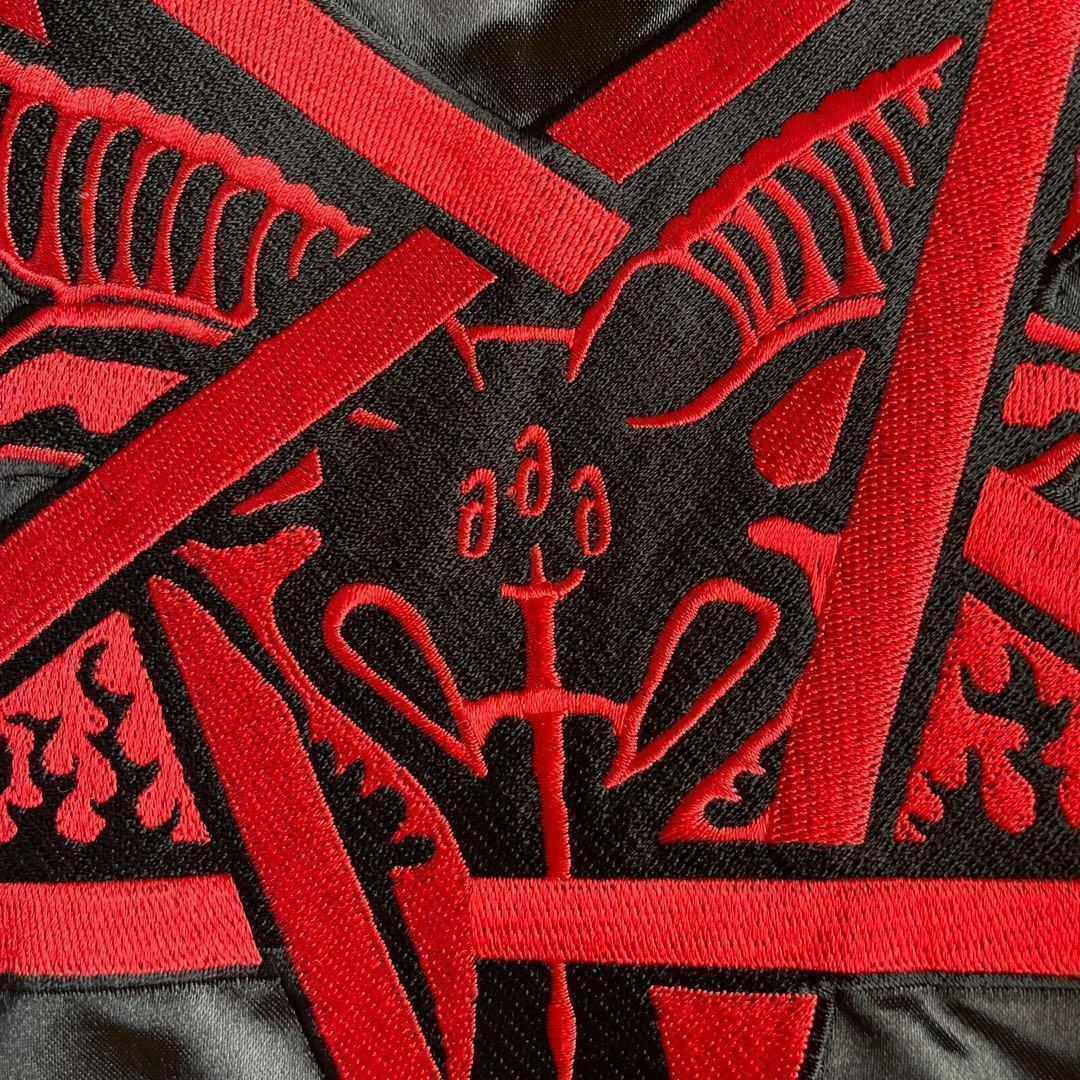 シュプリーム × スラッシャー 刺繍ロゴ スカジャン ブルゾン