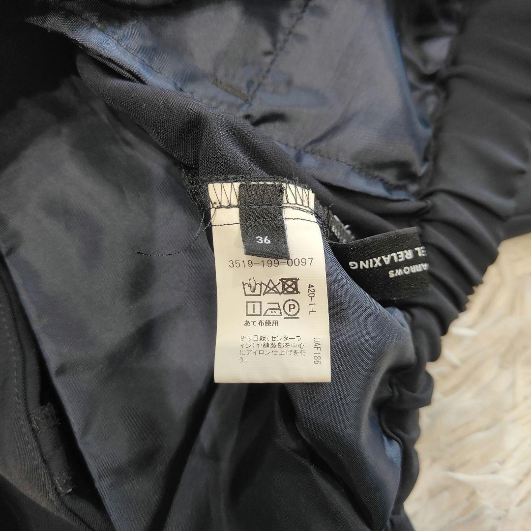 GREEN LABEL RELAXING ノーカラー パンツスーツ