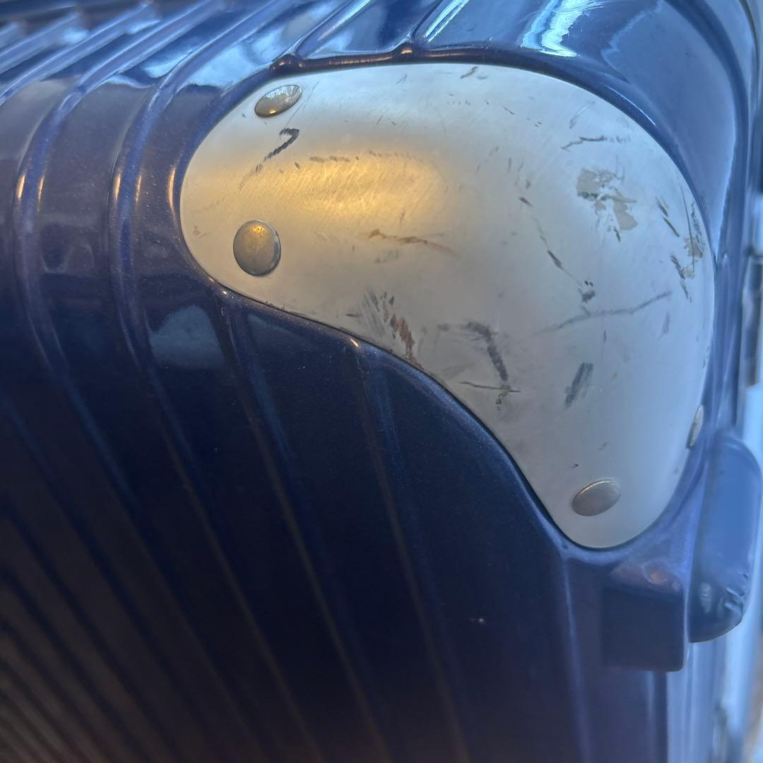 美品！リモワ　ネイビー ハードシェル キャリーカート