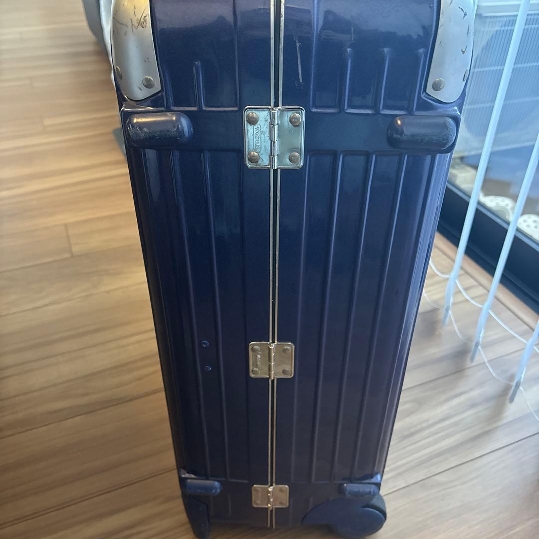 美品！リモワ　ネイビー ハードシェル キャリーカート