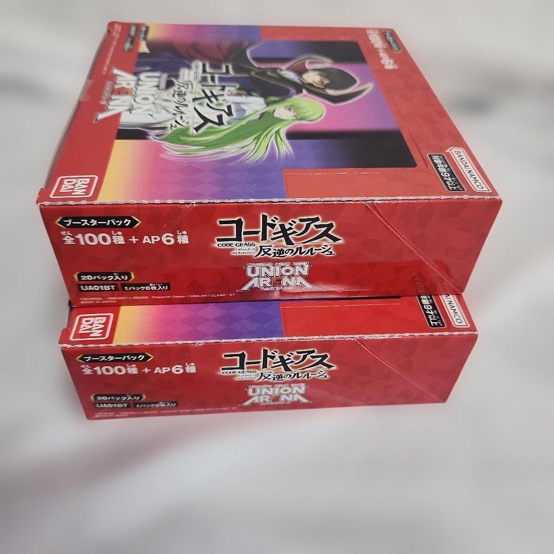 【新品・未開封】UNION ARENA コードギアス　2box