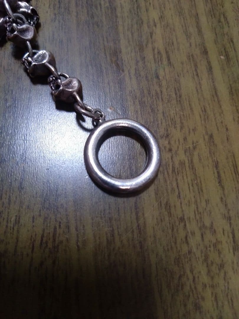 Silver シルバー　925 ドクロ　ブレスレット　約53g