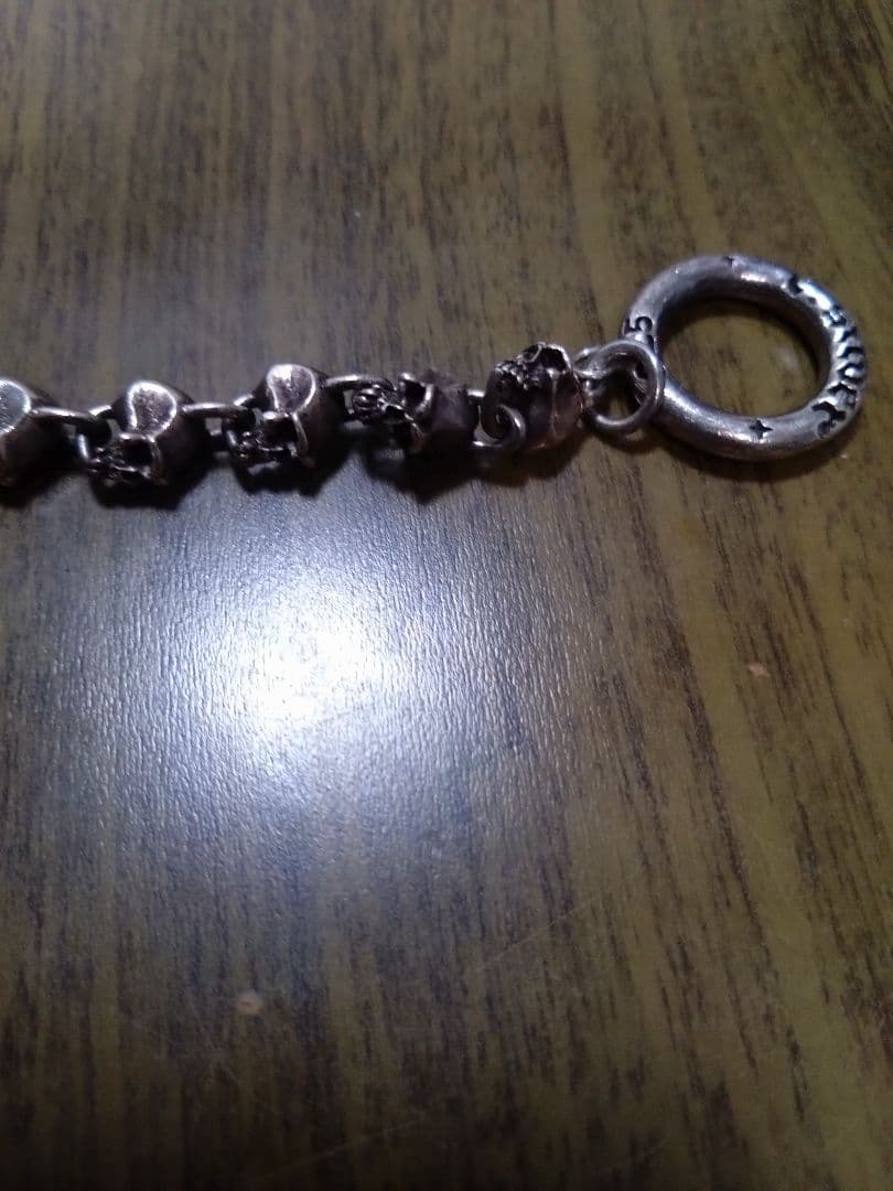 Silver シルバー　925 ドクロ　ブレスレット　約53g