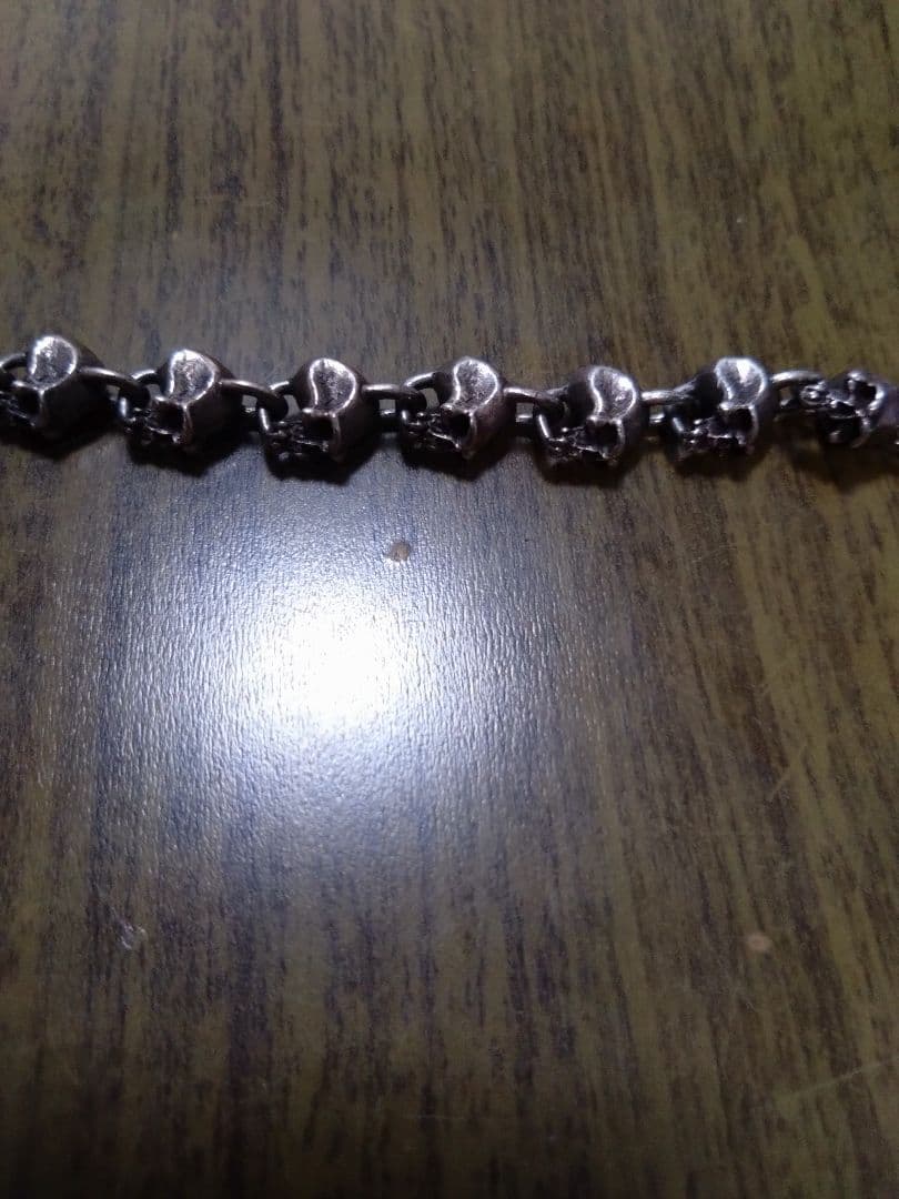 Silver シルバー　925 ドクロ　ブレスレット　約53g