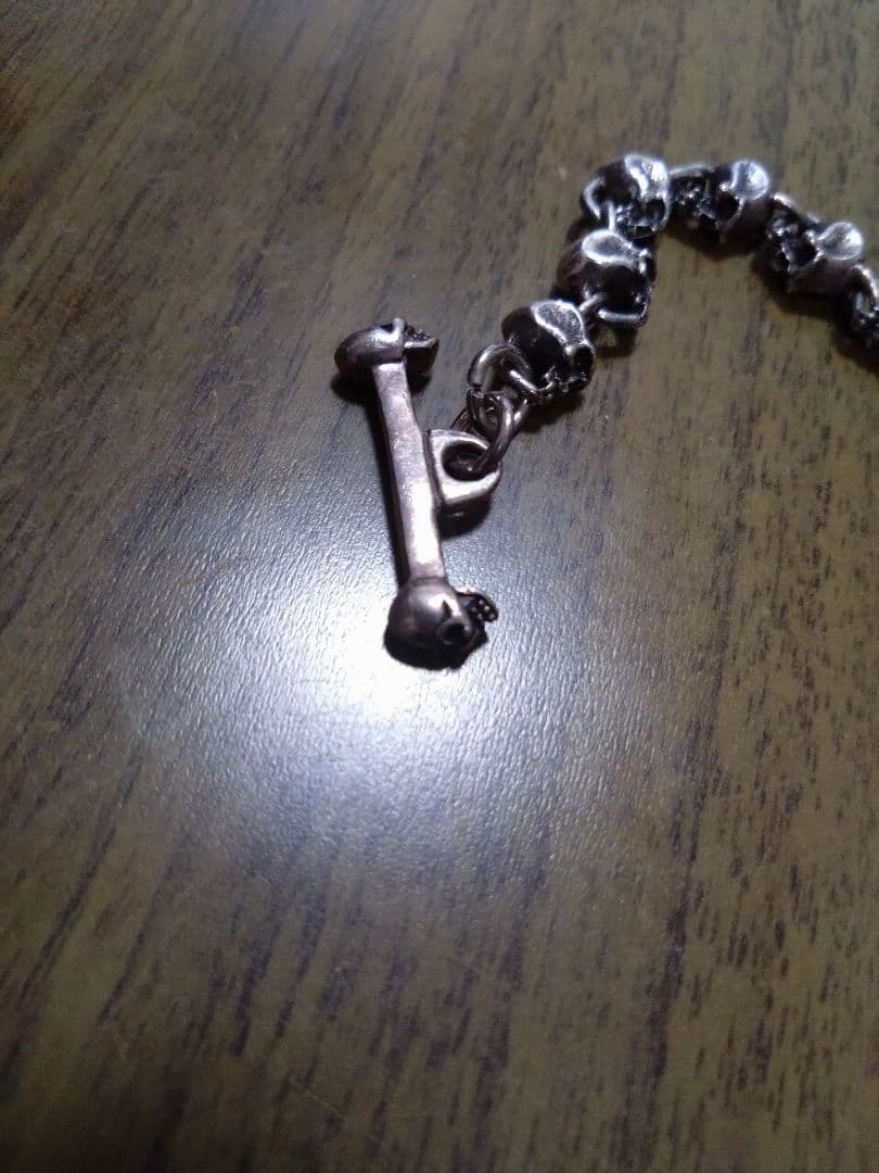 Silver シルバー　925 ドクロ　ブレスレット　約53g