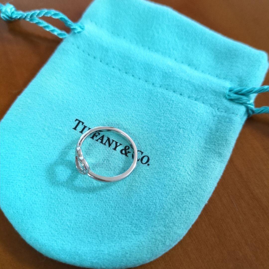 ティファニー リング センチメンタル ハート ダイヤモンド PT950 12号