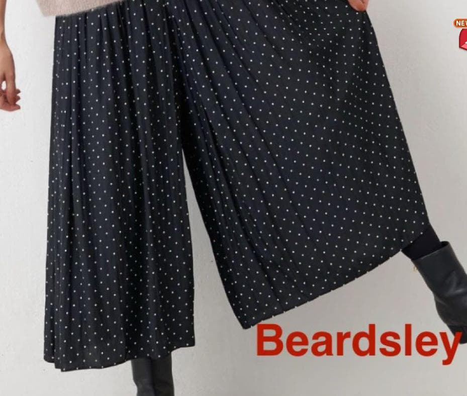 ⭐︎S⭐︎ ビアズリー　シワシフォンギャザーパンツ(ドット）サイズ2