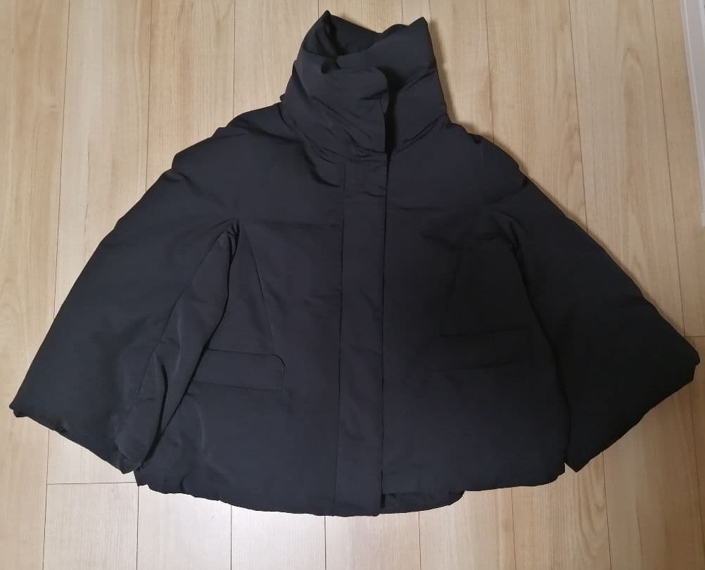 【ユニクロ +J】ジルサンダー ハイブリッドダウンジャケット 黒 Lサイズ