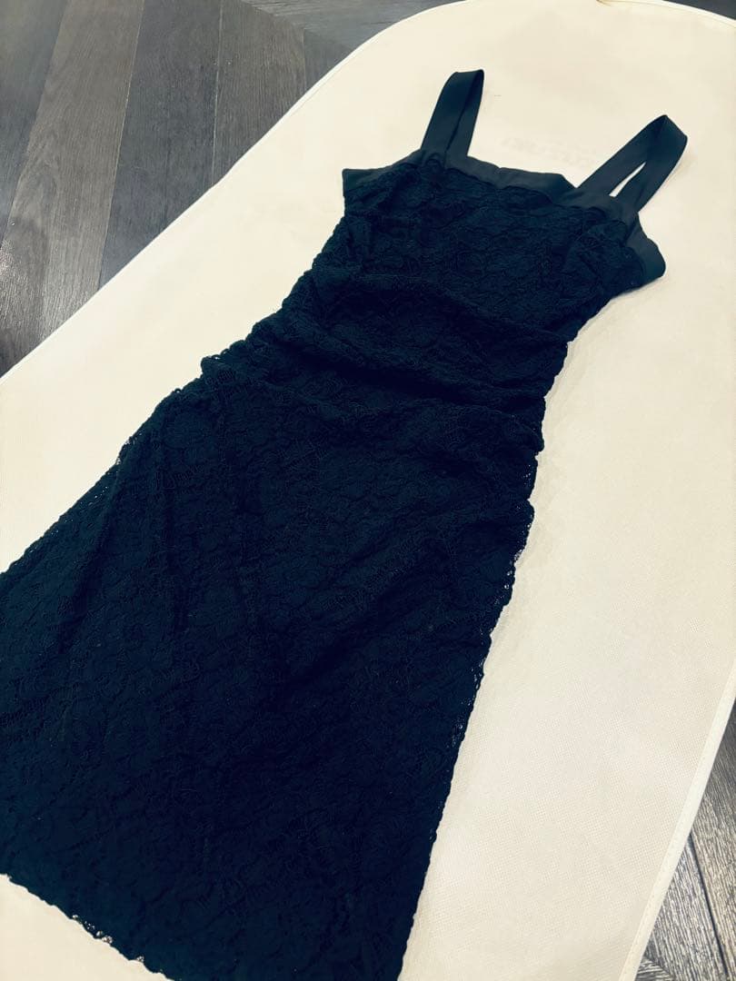 ドルチェ&ガッバーナ ブラックレースドレス　サイズ38