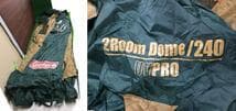 美品！コールマン ２ルームドーム / ２４０　２回使用のみ
