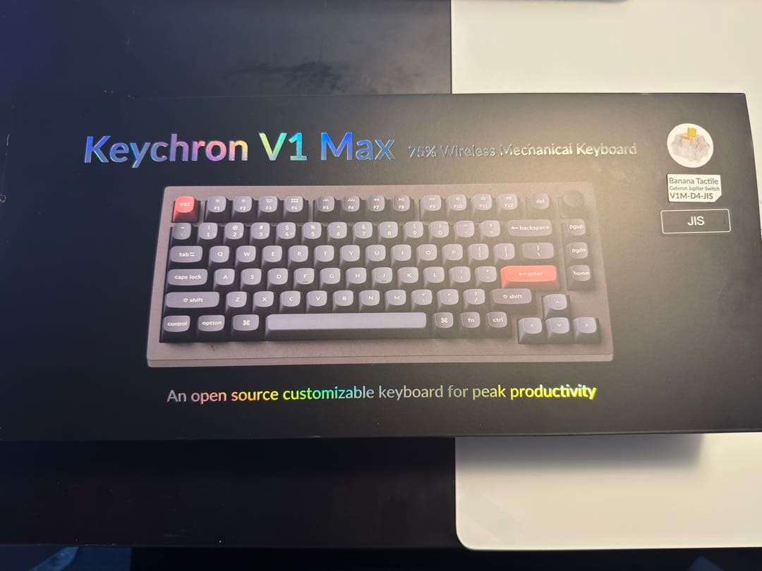 Keychron V1 Max ワイヤレスメカニカルキーボード JIS配列