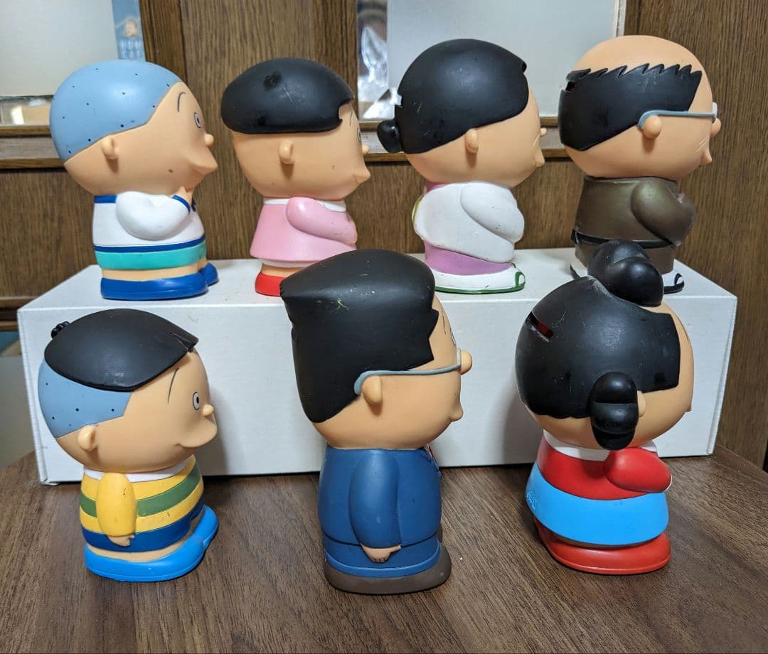 タ*ム様 サザエさん一家　貯金箱　7点セット売り　⚠バラ売り不可　希少品