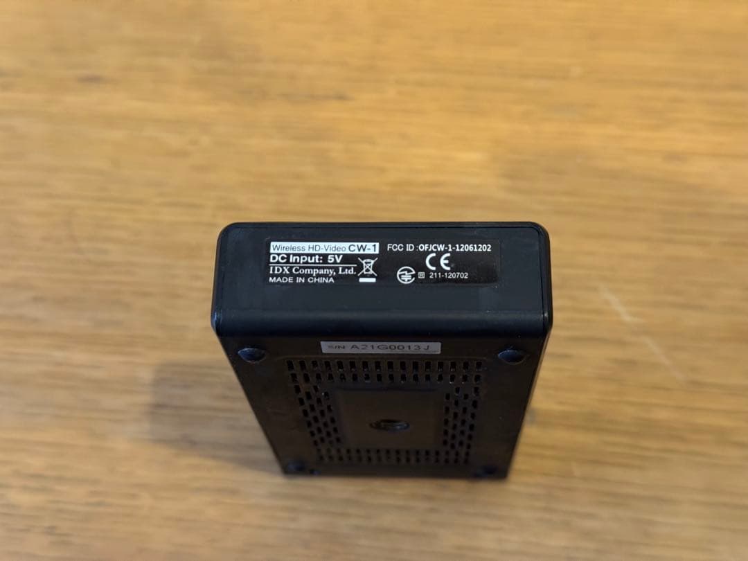 IDX CW-1 HDMIワイヤレストランスミッター/レシーバー