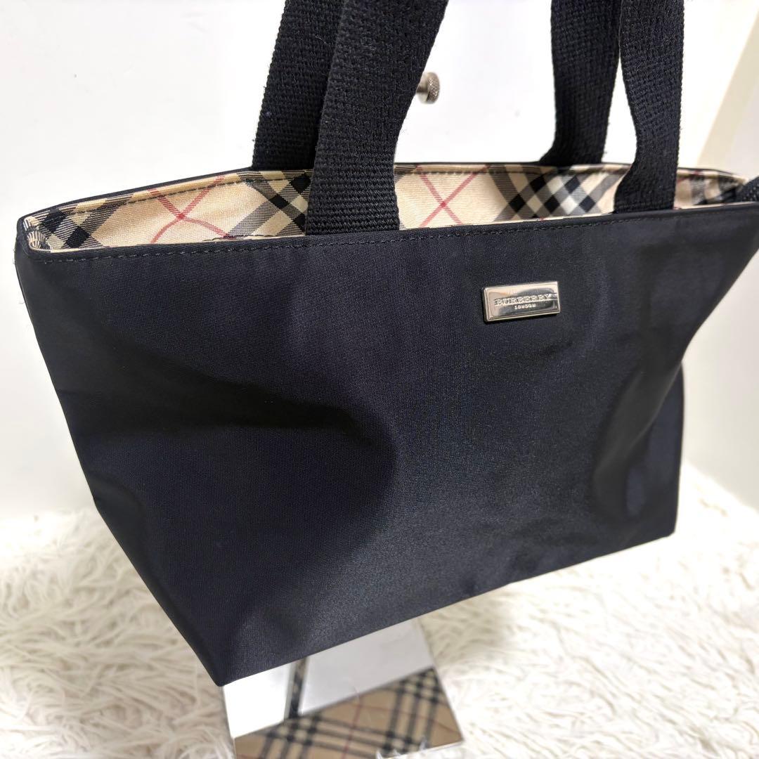 ✨美品✨BURBERRY バーバリー　ハンドバッグ　ミニトート　黒