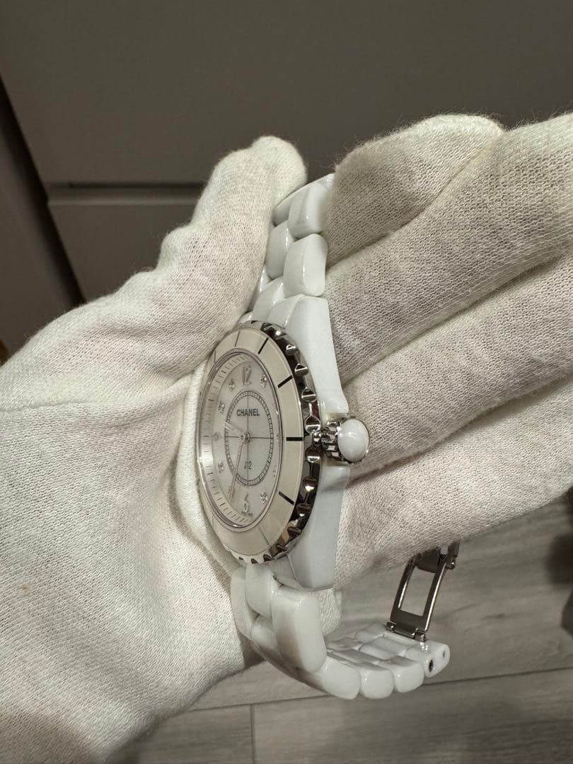 CHANEL J12 H3214 38mm 8ポイント ホワイトセラミック