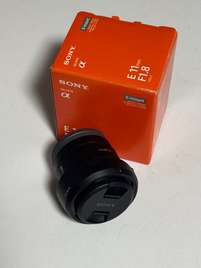 【美品】SONY E 11mm F1.8 単焦点レンズ