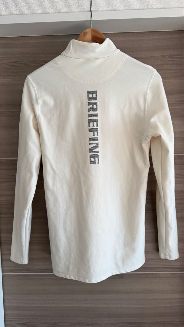 オ*コ様 BRIEFING 長袖ハイネックシャツ ホワイト