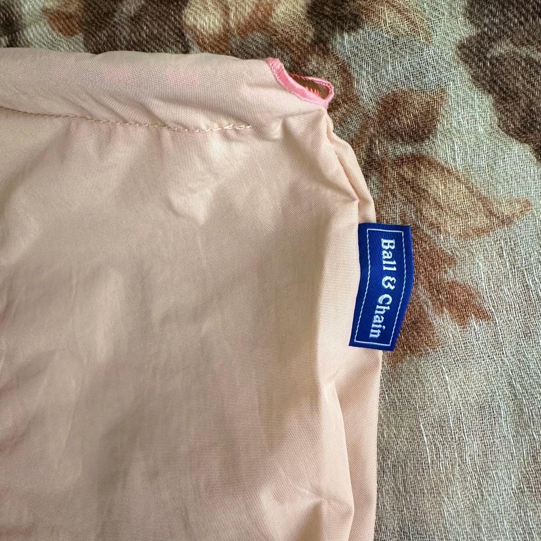 【おまけ付】ボールアンドチェーン コラボバッグチロリアンテープ柄 ピンク／千鳥屋