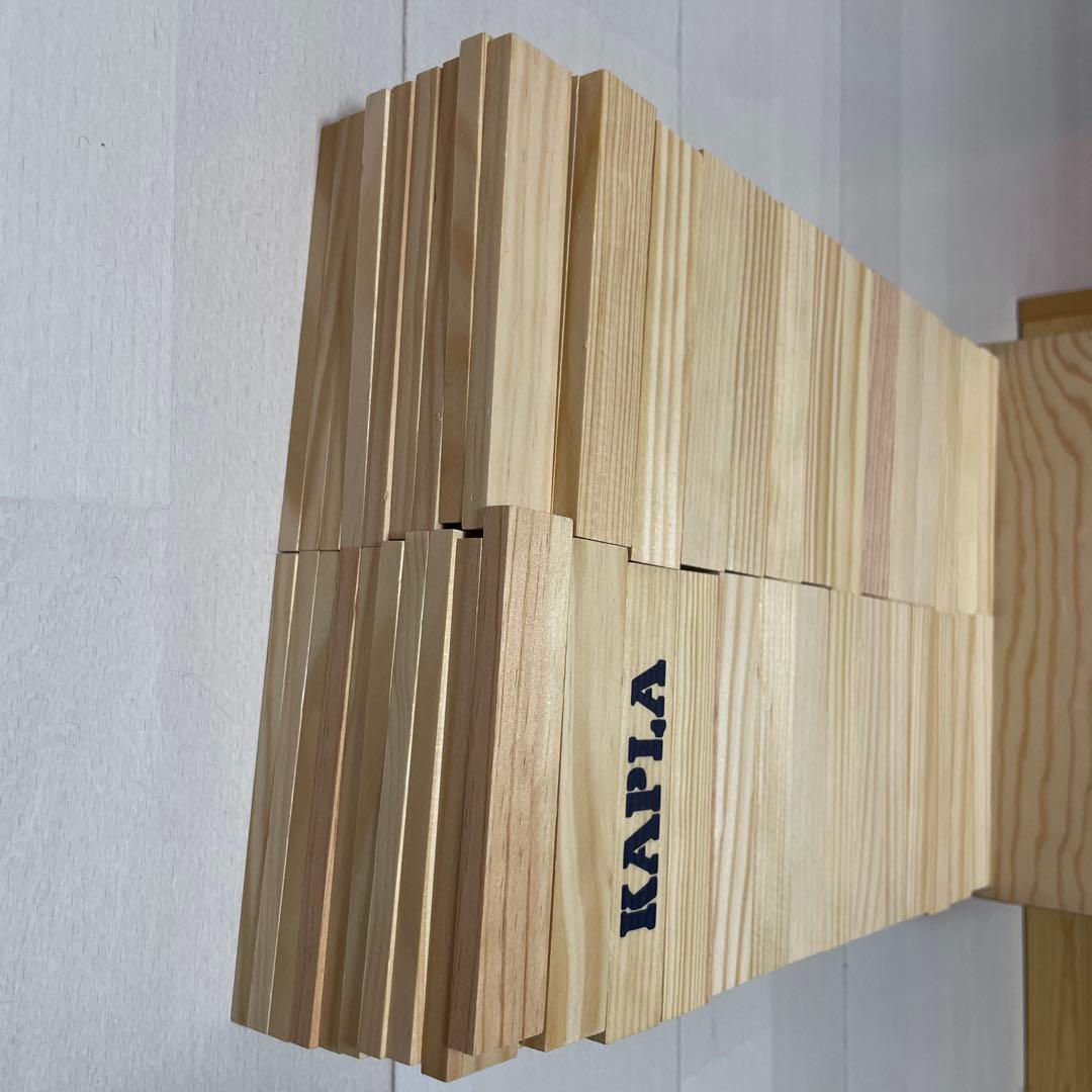 KAPLA 木製ブロック 280ピース　ブルー