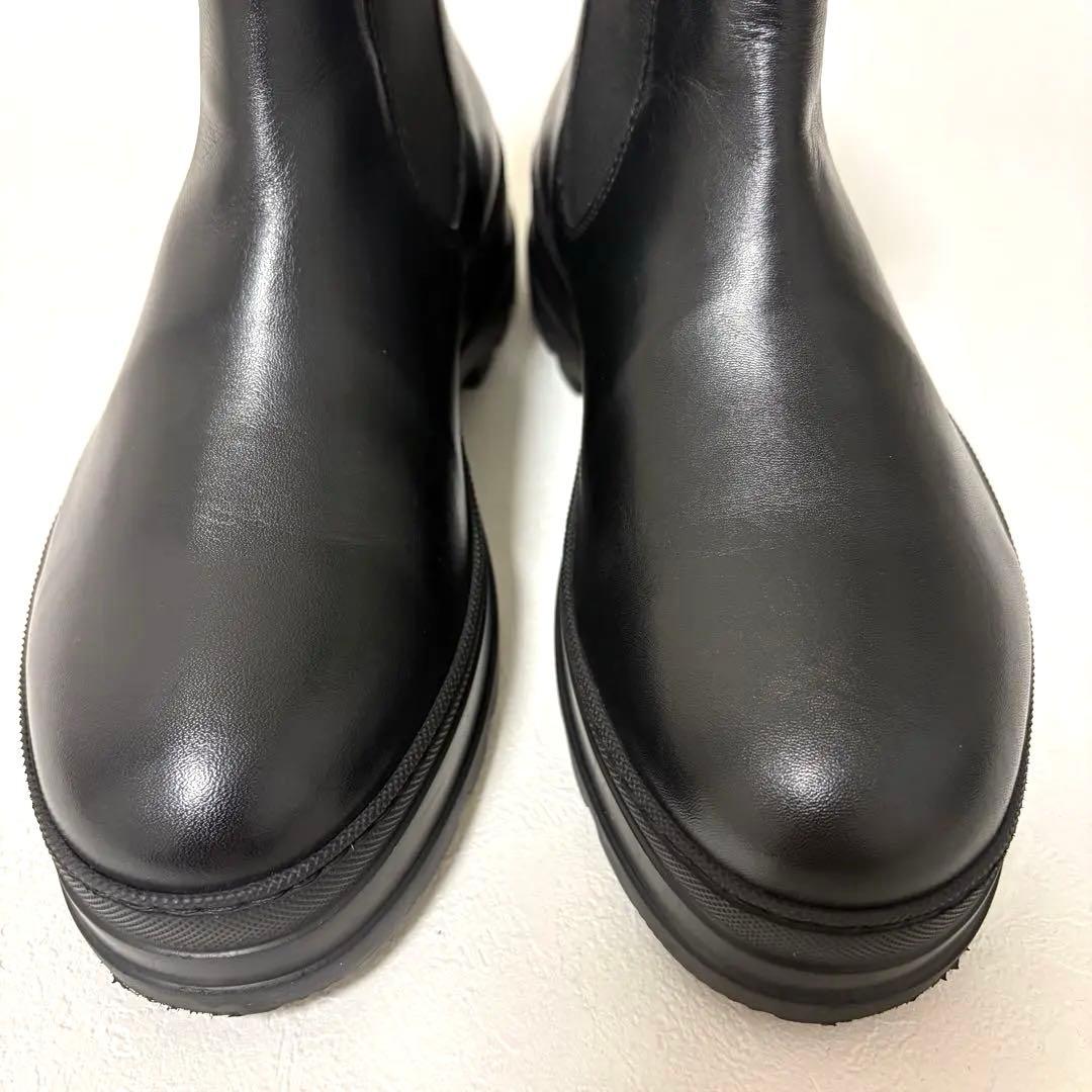 【美品✨】ペリーコサニー サイドゴアブーツ ブラック パテントレザー サイズ36