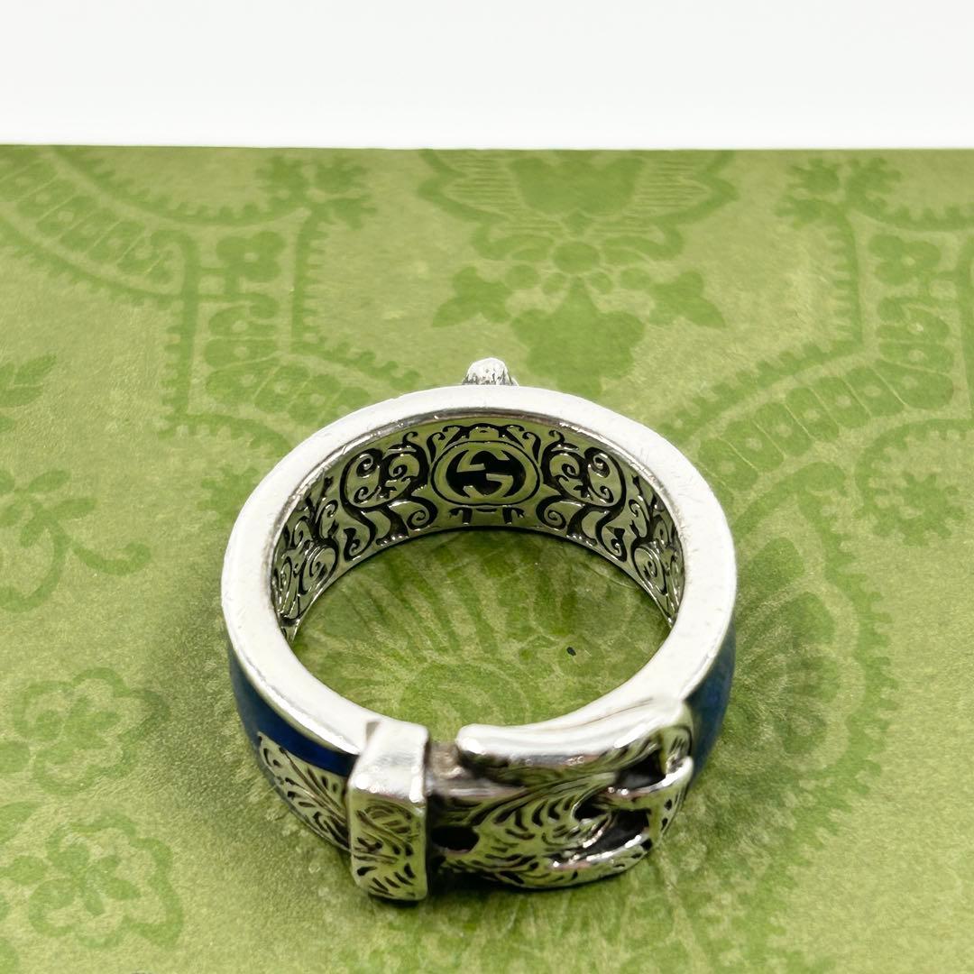 希少✨　グッチ　リング　キャット　アラベスク　ガーデン　インターロッキング　GG