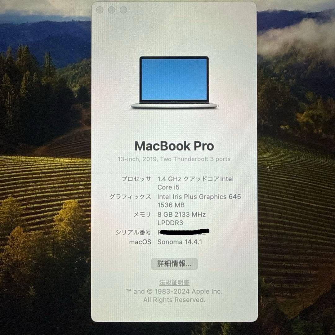 【状態良好の早い者勝ちオススメ品！】MacBook pro 13インチ