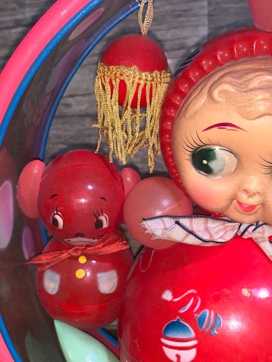 当時物 戦前 セルロイド キューピー 人形 起き上がりこぼし 昭和 レトロ