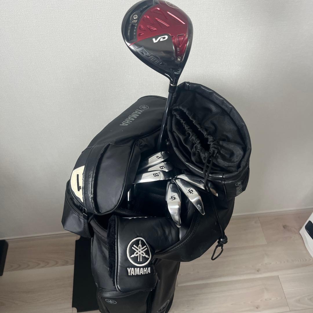 YAMAHAゴルフクラブセット ドライバー1本 アイアン6本 パター1本 バッグ