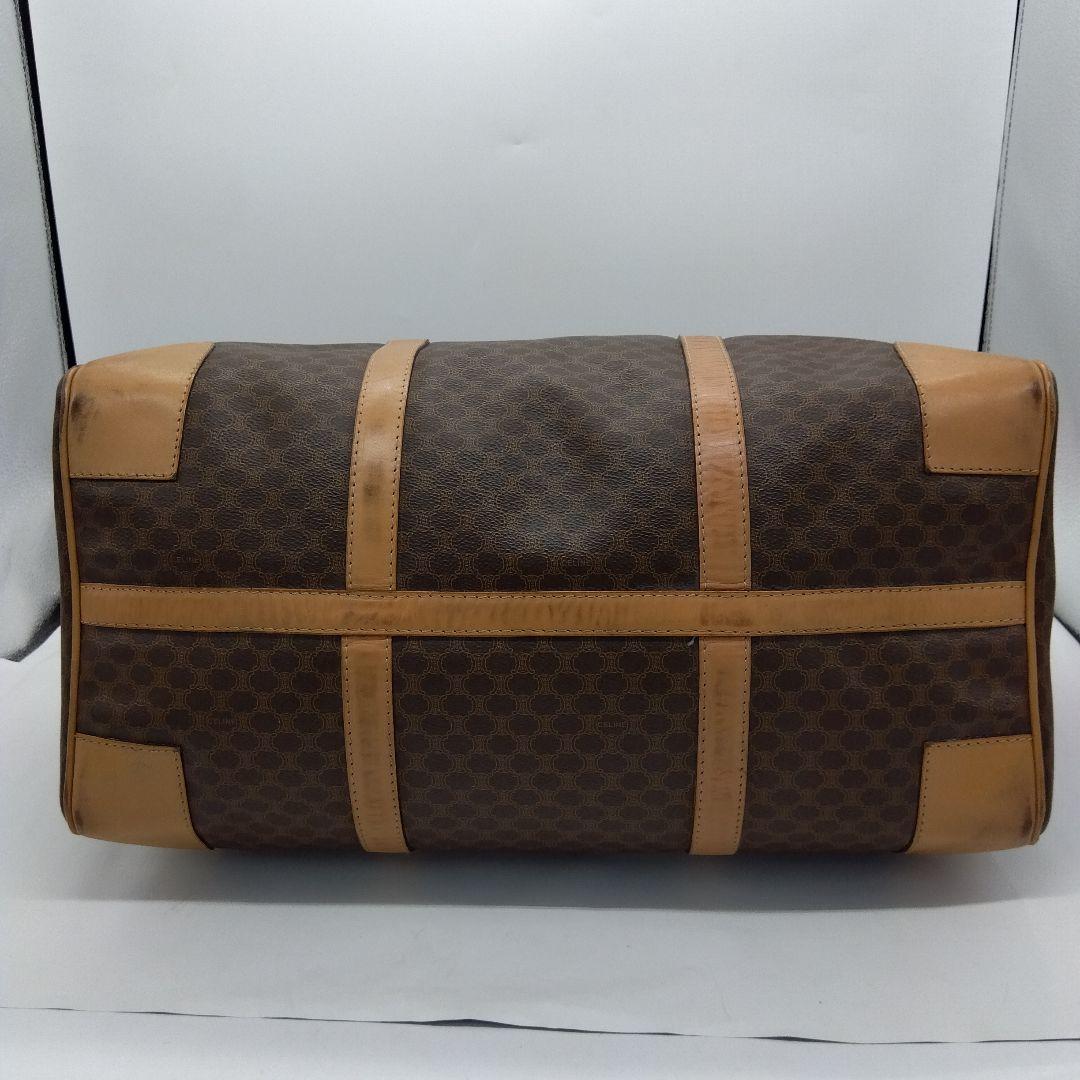 JP53 セリーヌ マカダム ボストンバッグ カデナ&クロシェット付き キー2本