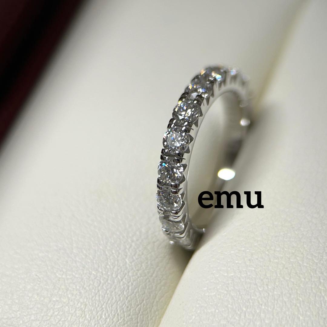 むーちゃん様【新作】最高級モアサナイト / フルエタニィリング3mm