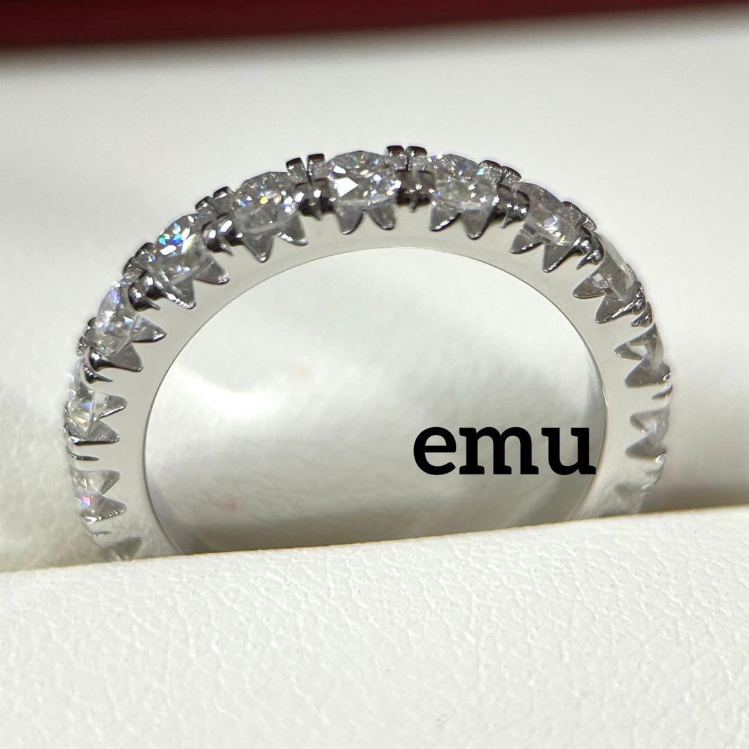 むーちゃん様【新作】最高級モアサナイト / フルエタニィリング3mm