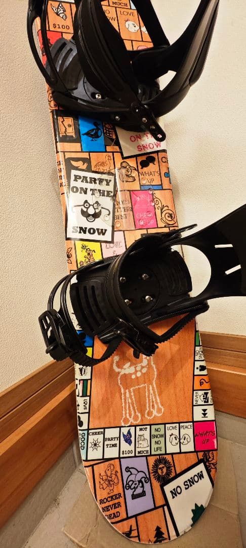 スノーボード SLQ 120cmビンディング セット