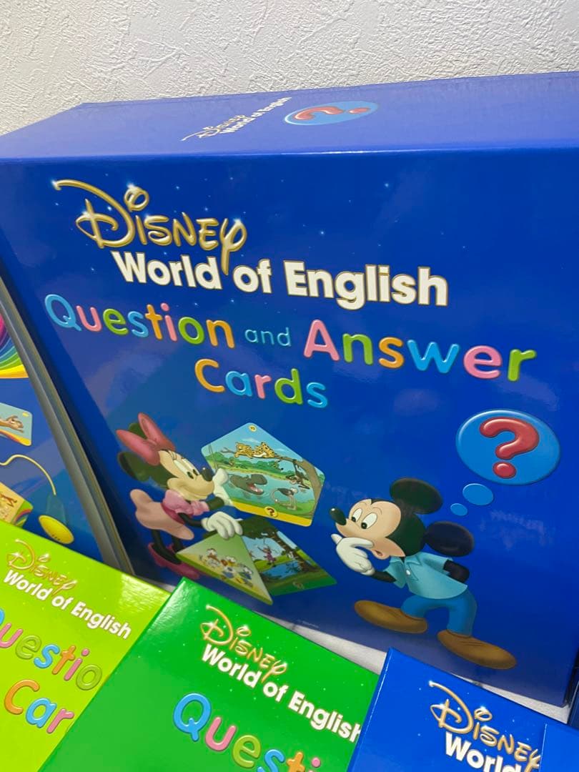 DWE ディズニー英語システム　トークアロング　Q&Aカードセット　607