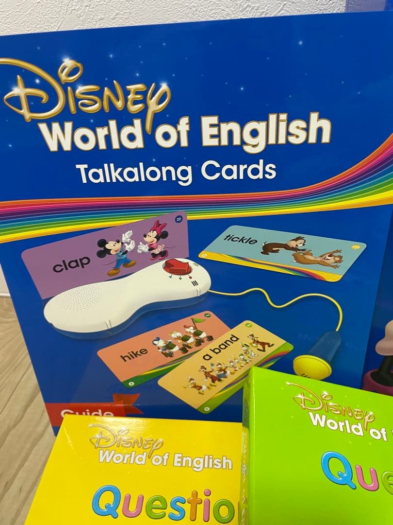 DWE ディズニー英語システム　トークアロング　Q&Aカードセット　607