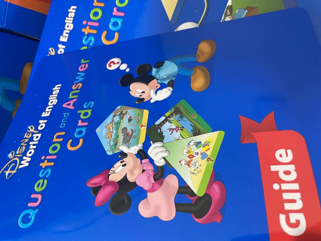 DWE ディズニー英語システム　トークアロング　Q&Aカードセット　607