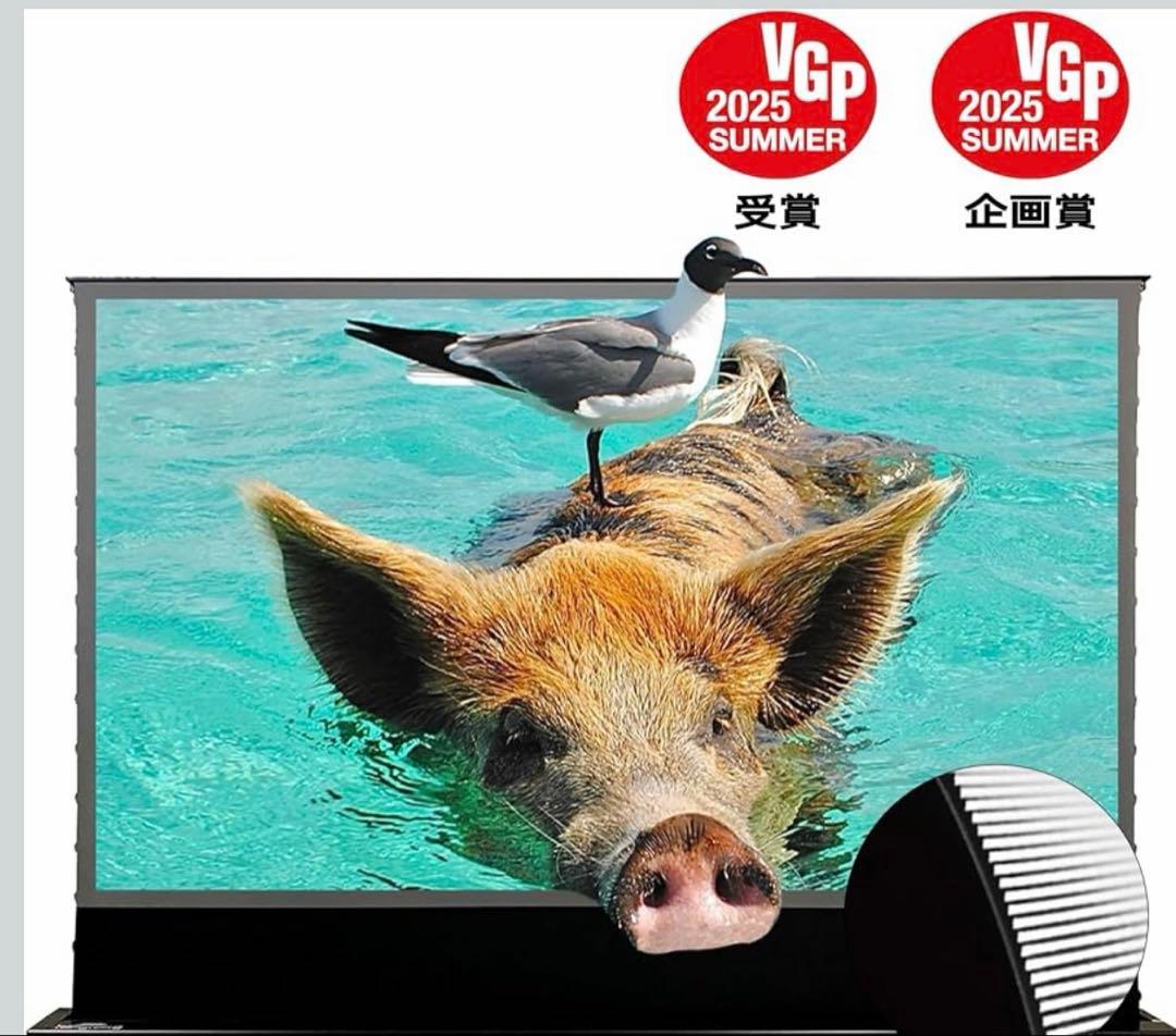 4K プロジェクター スクリーン 超短焦点 100インチ