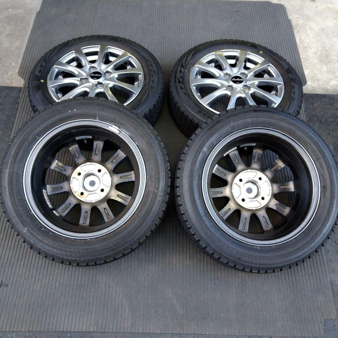 ★社外アルミホイール 155/65R14 ブリヂストンブリザックVRX2 4本